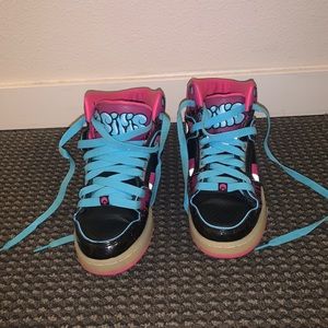 Blue/Pink/Black Osiris Sneakers Women’s Size 7